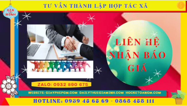 Chi phí dịch vụ thành lập hợp tác xã tại Hưng Yên