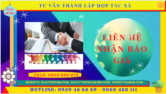 Tư vấn thành lập hợp tác xã tại quận 4 5 Chi phí dịch vụ thành lập hợp tác xã tại Quận 4 - TPHCM