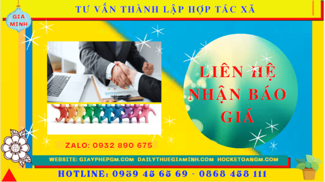 Tư vấn thành lập hợp tác xã tại bà rịa vũng tàu 5 Chi phí dịch vụ thành lập hợp tác xã tại Bà Rịa Vũng Tàu
