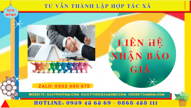 Tư vấn thành lập hợp tác xã tại quận thanh khê 5 Chi phí dịch vụ thành lập hợp tác xã tại Quận Thanh Khê