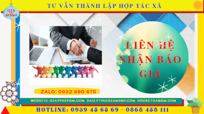 Tư vấn thành lập hợp tác xã tại đồng naiAI 5 Chi phí dịch vụ thành lập hợp tác xã tại Đồng Nai