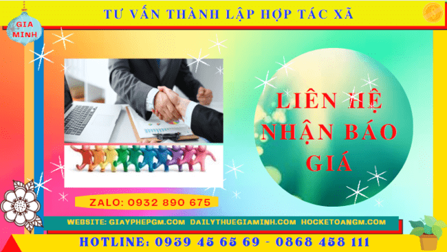Tư vấn thành lập hợp tác xã tại bình thuận 5 Chi phí dịch vụ thành lập hợp tác xã tại Bình Thuận