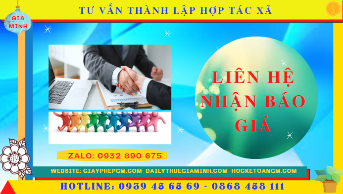 Tư vấn thành lập hợp tác xã tại nha trang 5 Chi phí dịch vụ thành lập hợp tác xã tại Nha Trang