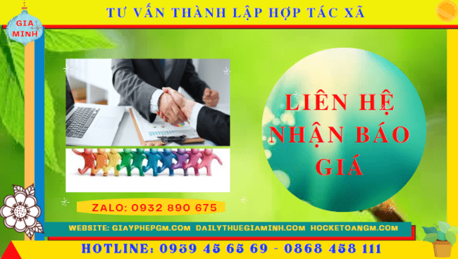 Tư vấn thành lập hợp tác xã tại ninh thuận 5 Chi phí dịch vụ thành lập hợp tác xã tại Ninh Thuận