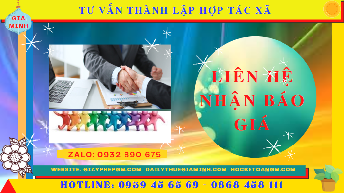 Tư vấn thành lập hợp tác xã tại quảng trị 5 Chi phí dịch vụ thành lập hợp tác xã tại Quảng Trị