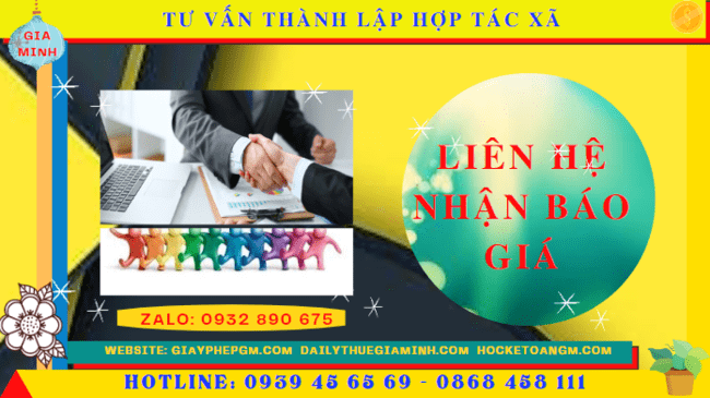 Tư vấn thành lập hợp tác xã tại huế 5 Chi phí dịch vụ thành lập hợp tác xã tại Huế