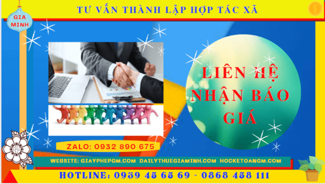 Tư vấn thành lập hợp tác xã tại quận 7 - tphcm 5 Chi phí dịch vụ thành lập hợp tác xã tại Quận 7 - TPHCM