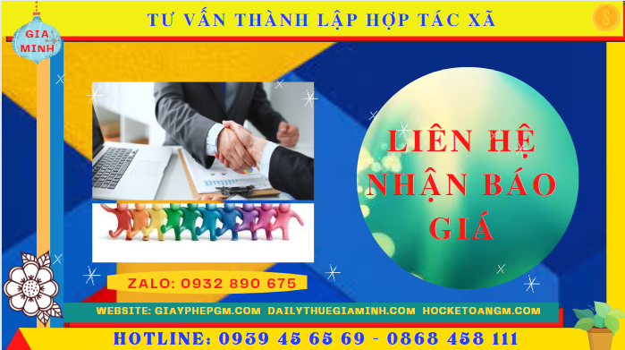 Tư vấn thành lập hợp tác xã tại bắc giang 5 Chi phí dịch vụ thành lập hợp tác xã tại Bắc Giang