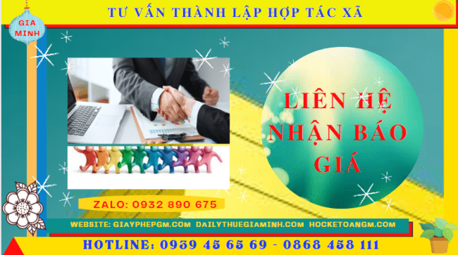 Tư vấn thành lập hợp tác xã tại điện biên 5 Chi phí dịch vụ thành lập hợp tác xã tại Điện Biên
