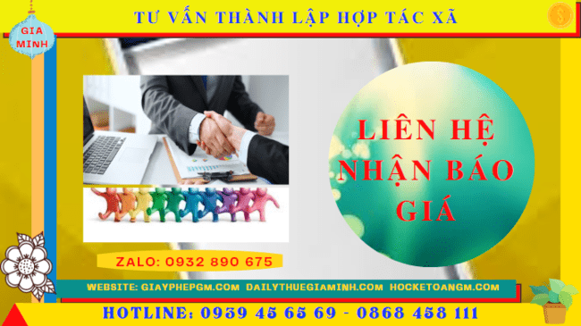 Tư vấn thành lập hợp tác xã tại Sơn La 5 Chi phí dịch vụ thành lập hợp tác xã tại Sơn La