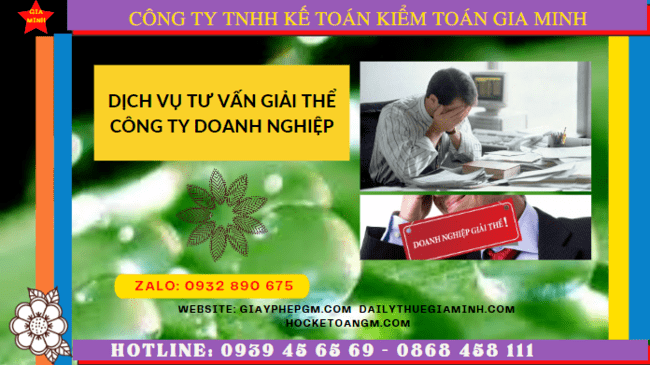 DỊCH VỤ TƯ VẤN GIẢI THỂ CÔNG TY DOANH NGHIỆP TẠI HÀ NAM 4 Dịch vụ giải thể công ty doanh nghiệp uy tín tại Hà Nam