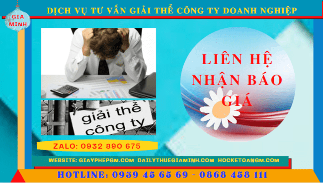 DỊCH VỤ TƯ VẤN GIẢI THỂ CÔNG TY DOANH NGHIỆP TẠI KON TUM 5 Cung cấp bảng giá giải thể công ty trọn gói tại Kon Tum