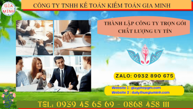 Thành lập công ty trọn gói chất lượng uy tín nhất tại tt huế 4 Dịch vụ đăng ký thành lập công ty trọn gói tại TT Huế