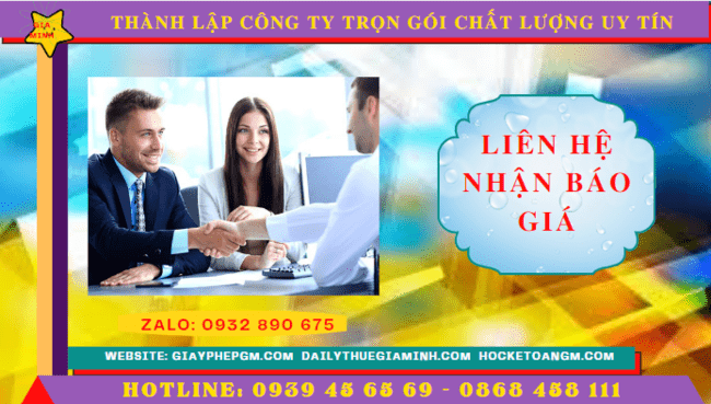 Thành lập công ty trọn gói chất lượng uy tín nhất tại quận hoàng mai 5 Chi phí thành lập công ty trọn gói tại Quận Hoàng Mai - Hà Nội