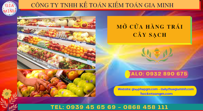 Mở cửa hàng trái cây sạch tại TP Hồ Chí Minh 12 Kinh nghiệm mở cửa hàng trái cây sạch tại TP Hồ Chí Minh