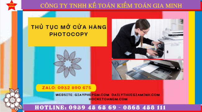 THỦ TỤC MỞ CỬA HÀNG PHOTOCOPY TẠI QUẬN 4 - TPHCM 6 Kinh nghiệm mở tiệm photocopy tại Quận 4 - TPHCM