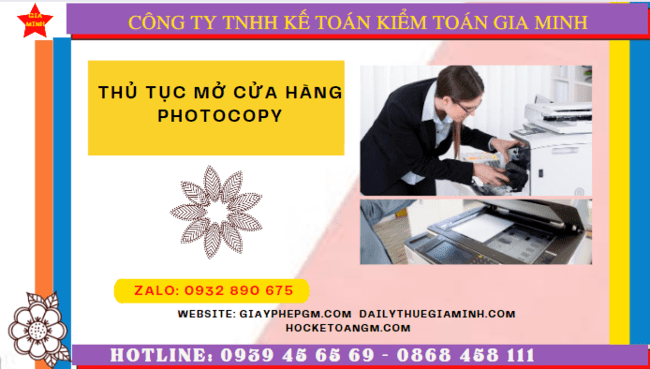 Thủ tục mở cửa hàng photocopy tại thành phố đà nẵng 6 Kinh nghiệm mở tiệm photocopy tại thành phố Đà Nẵng