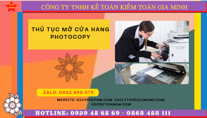 Thủ tục mở cửa hàng photocopy tại kiên giang 6 Kinh nghiệm mở tiệm photocopy tại Kiên Giang