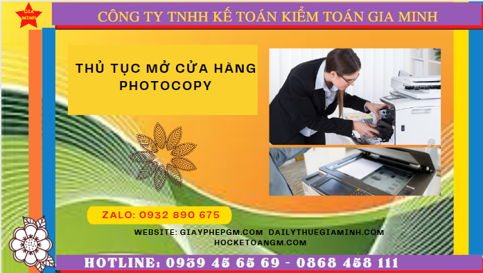 THỦ TỤC MỞ CỬA HÀNG PHOTOCOPY TẠI QUẬN 4 - TPHCM 4 Tư vấn mở cửa hàng photocopy tại Quận 4 - TPHCM