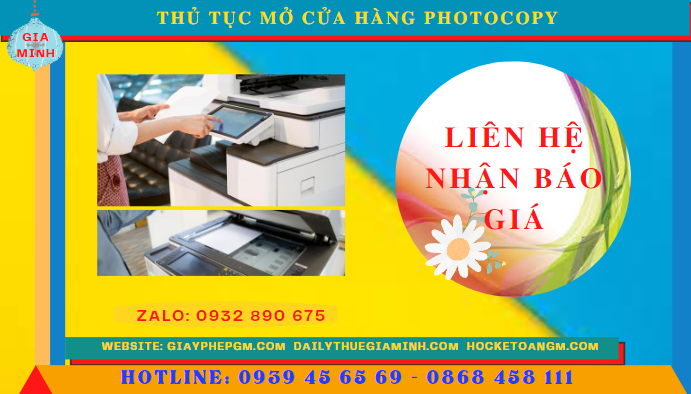 Thủ tục mở cửa hàng photocopy tại thành phố đà nẵng 5 Chi phí mở cửa hàng photocopy trọn gói tại thành phố Đà Nẵng