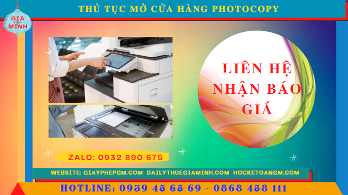 Thủ tục mở cửa hàng photocopy tại kiên giang 5 Chi phí mở cửa hàng photocopy trọn gói tại Kiên Giang
