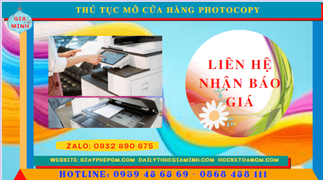 THỦ TỤC MỞ CỬA HÀNG PHOTOCOPY TẠI BÌNH THUẬN 5 Chi phí mở cửa hàng photocopy trọn gói tại Bình Thuận