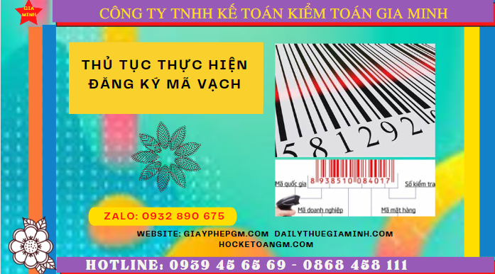 THỦ TỤC THỰC HIỆN ĐĂNG KÝ MÃ VẠCH TẠI QUẬN ĐỐNG ĐA 6 Đăng ký mã vạch cần phải làm những công việc gì tại Quận Đống Đa - Hà Nội