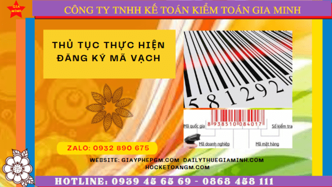 THỦ TỤC THỰC HIỆN ĐĂNG KÝ MÃ VẠCH TẠI LAI CHÂU 6 Đăng ký mã vạch cần phải làm những công việc gì tại Lai Châu
