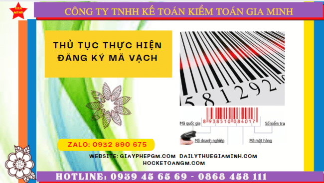 THỦ TỤC THỰC HIỆN ĐĂNG KÝ MÃ VẠCH TẠI ĐẮK LẮK 4 Dịch vụ đăng ký mã vạch trọn gói tại Đắc Lắc