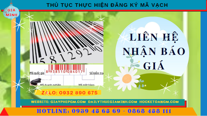 THỦ TỤC THỰC HIỆN ĐĂNG KÝ MÃ VẠCH TẠI QUẬN ĐỐNG ĐA 5 Chi phí đăng ký mã vạch uy tín trọn gói tại Quận Đống Đa - Hà Nội