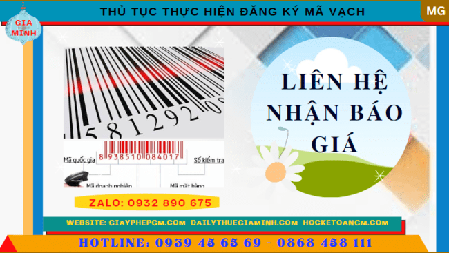 THỦ TỤC THỰC HIỆN ĐĂNG KÝ MÃ VẠCH TẠI LẠNG SƠN 5 Chi phí đăng ký mã vạch uy tín trọn gói tại Lạng Sơn