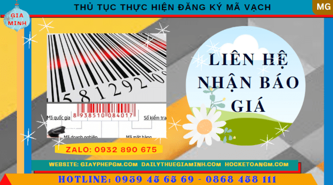 THỦ TỤC THỰC HIỆN ĐĂNG KÝ MÃ VẠCH TẠI BẠC LIÊU 5 Chi phí đăng ký mã vạch uy tín trọn gói tại Bạc Liêu