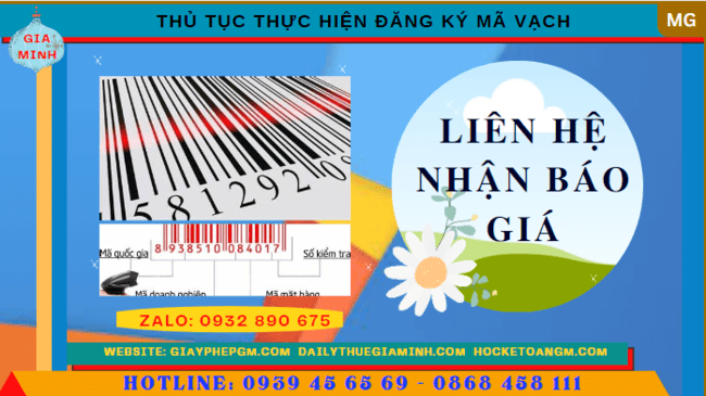 THỦ TỤC THỰC HIỆN ĐĂNG KÝ MÃ VẠCH TẠI TT HUẾ 5 Chi phí đăng ký mã vạch uy tín trọn gói tại TT Huế