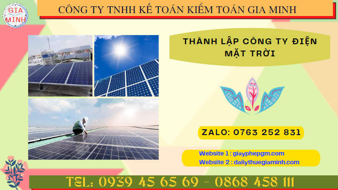 Thành lập công ty điện mặt trời tại thành phố thủ đức 4 Điều kiện thành lập công ty điện mặt trời ở Thành Phố Thủ Đức - TPHCM