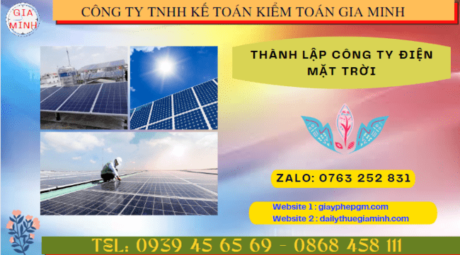 Thành lập doanh nghiệp sản xuất năng lượng mặt trời tại Lạng Sơn
