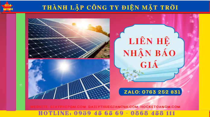 Thành lập công ty điện mặt trời tại quận 8 - tphcm 5 Chi phí thành lập công ty điện mặt trời tại Quận 8 - TPHCM
