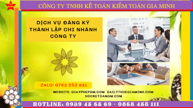 Dịch vụ đăng ký thành lập chi nhánh công ty tại Quận 3 - TPHCM 4 Dịch vụ làm thủ tục thành lập chi nhánh công ty tại Quận 3 - TPHCM
