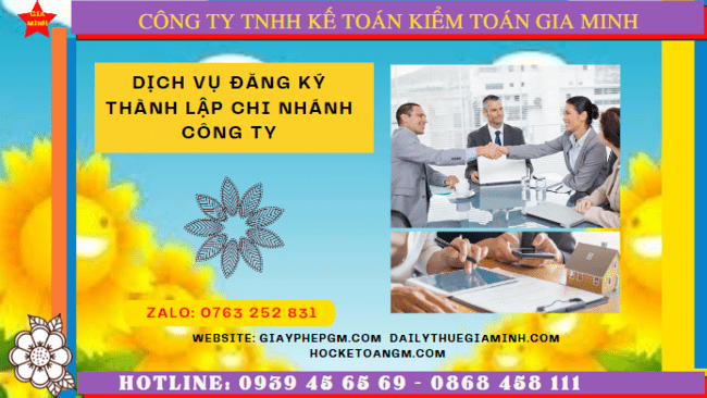 Dịch vụ đăng ký thành lập chi nhánh công ty tại quận 7 - tphcm 4 Dịch vụ làm thủ tục thành lập chi nhánh công ty tại Quận 7 - TPHCM