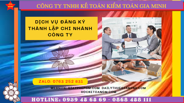 Dịch vụ làm thủ tục thành lập chi nhánh công ty tại Phú Thọ