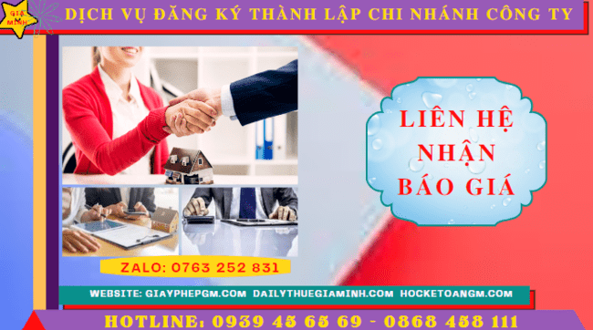 Dịch vụ đăng ký thành lập chi nhánh công ty tại quận 8 - tphcm 5 Chi phí đăng ký thành lập chi nhánh tại Quận 8 - TPHCM