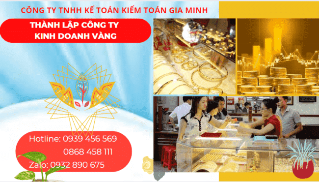 Thành lập doanh nghiệp kinh doanh vàng tại Thành Phố Thủ Đức - TPHCM