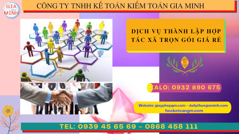 Dịch vụ thành lập hợp tác xã quận 6 trọn gói giá rẻ 4 Dịch vụ làm thủ tục thành lập hợp tác xã trọn gói giá rẻ tại Quận 6 - TPHCM