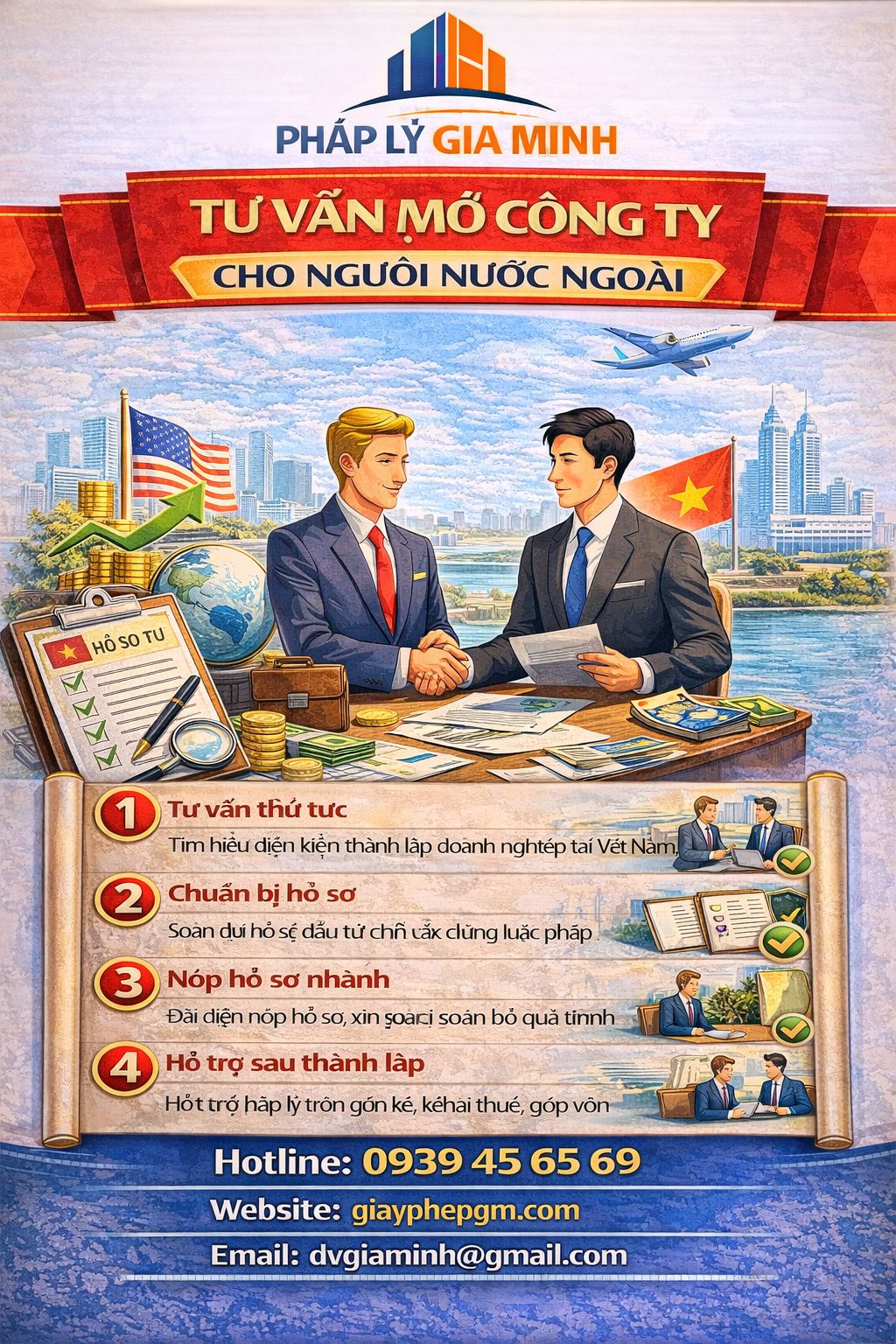 Bảng giá mở công ty FDI tối ưu