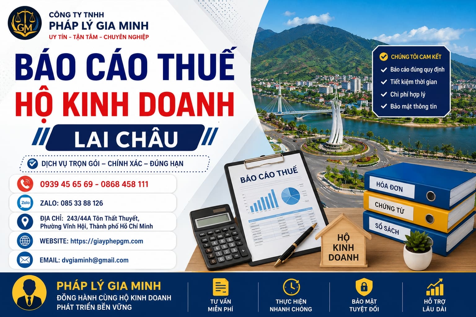 Báo cáo thuế hộ kinh doanh Lai Châu