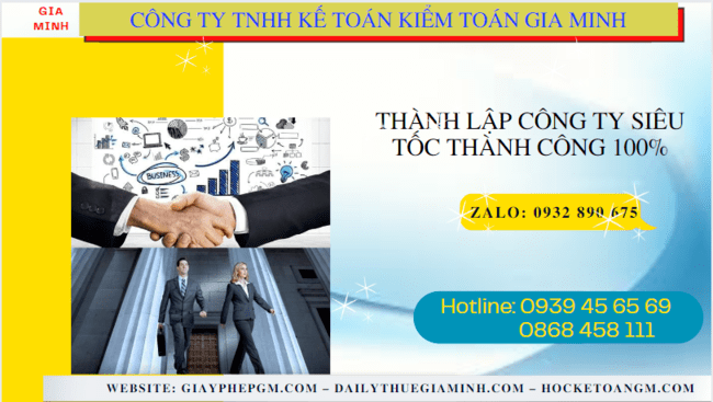 Thành lập công ty siêu tốc thành công 100% tại bến tre 6 Dịch vụ thành lập công ty uy tín nhanh chóng tại Bến Tre