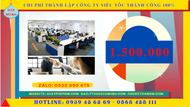 Thành lập công ty siêu tốc thành công 100% tại kiên giang 5 Chi phí thành lập công ty nhanh chóng tại Kiên Giang