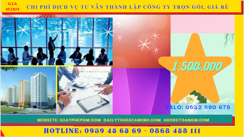 Dịch vụ tư vấn thành lập công ty trọn gói, giá rẻ tại nam định 5 Chi phí thành lập công ty trọn gói bao nhiêu tại Nam Định