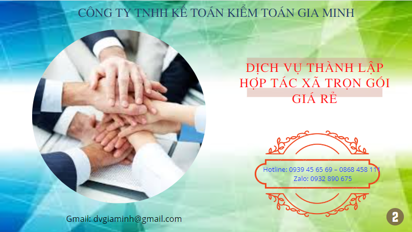Dịch vụ thành lập hợp tác xã quận 6 trọn gói giá rẻ 6 Dịch vụ thành lập hợp tác xã Quận 6 trọn gói giá rẻ