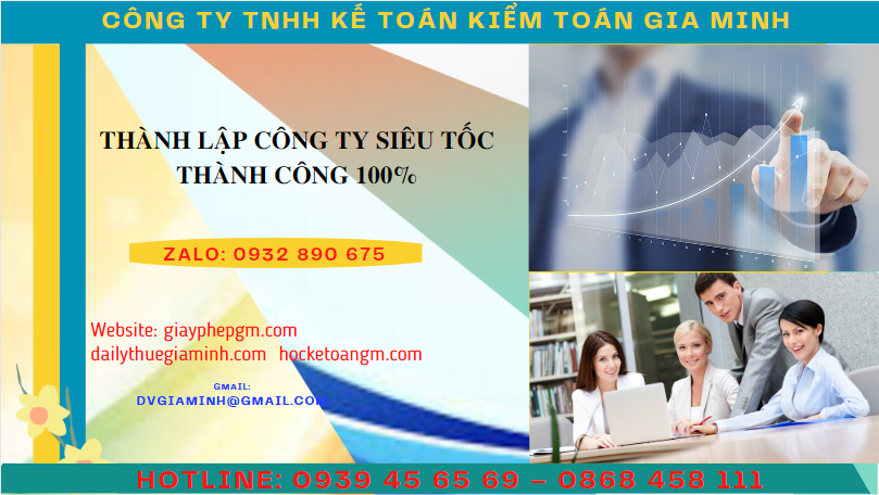 Thành lập công ty siêu tốc thành công 100% tại An Giang