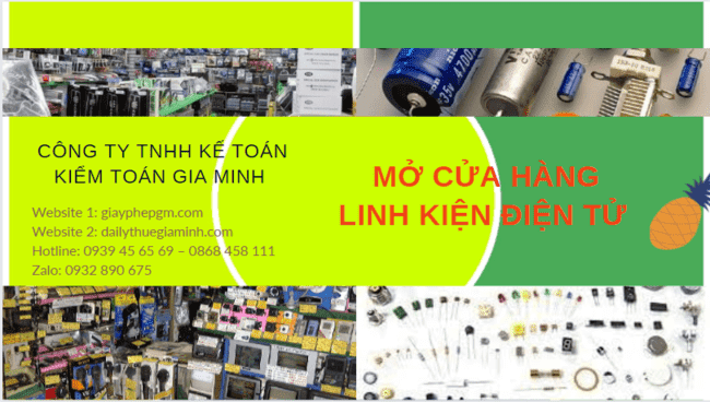 MỞ CỬA HÀNG BÁN LINH KIỆN ĐIỆN TỬ TẠI PHÚ QUỐC 6 Tư vấn mở cửa hàng bán linh kiện điện tử tại Phú Quốc